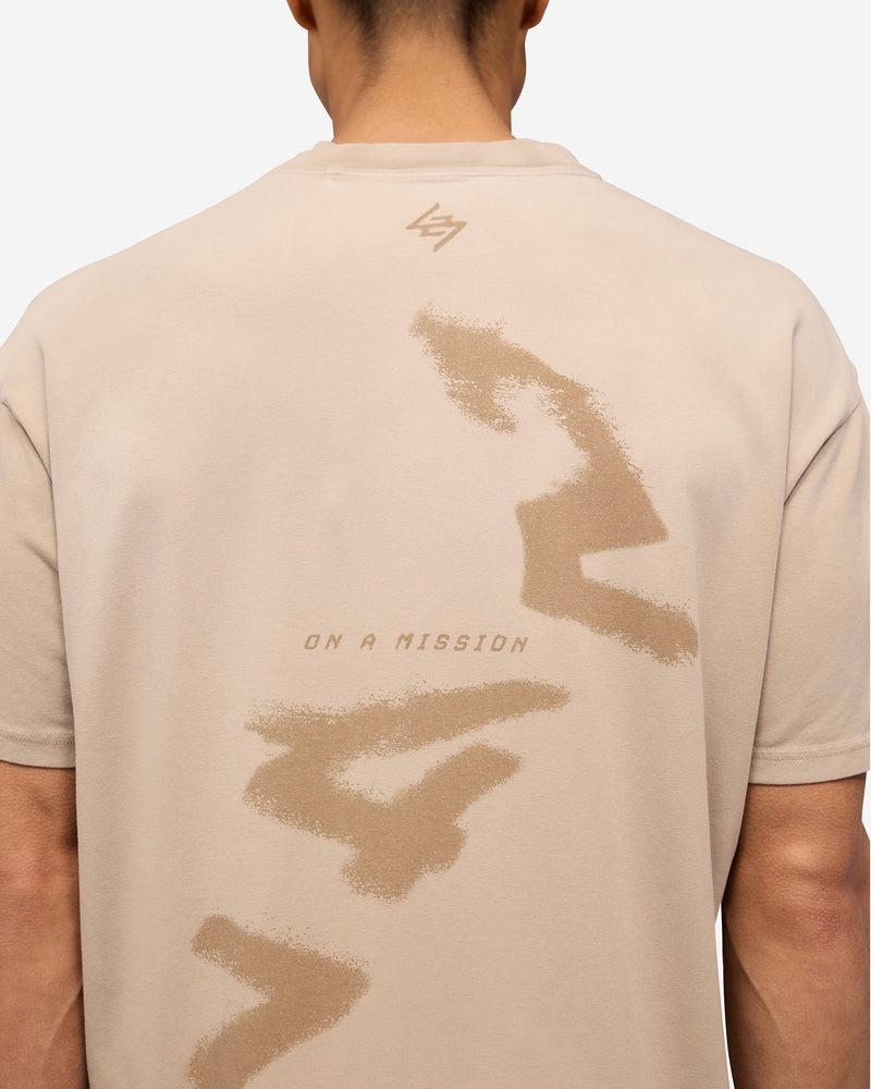 247 Motion Oversized T-Shirt - Pebble