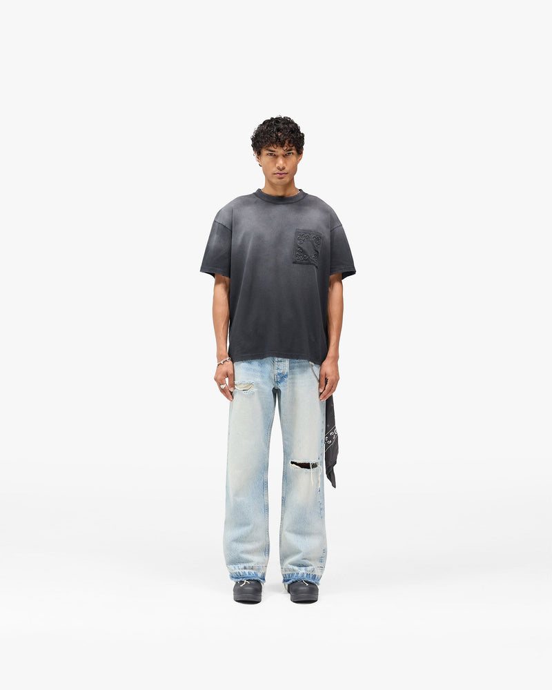 Represent X Hunter T-Shirt - Stained Black