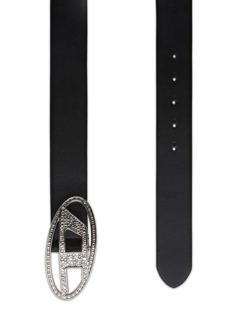 Diesel 1DR Strass leather belt