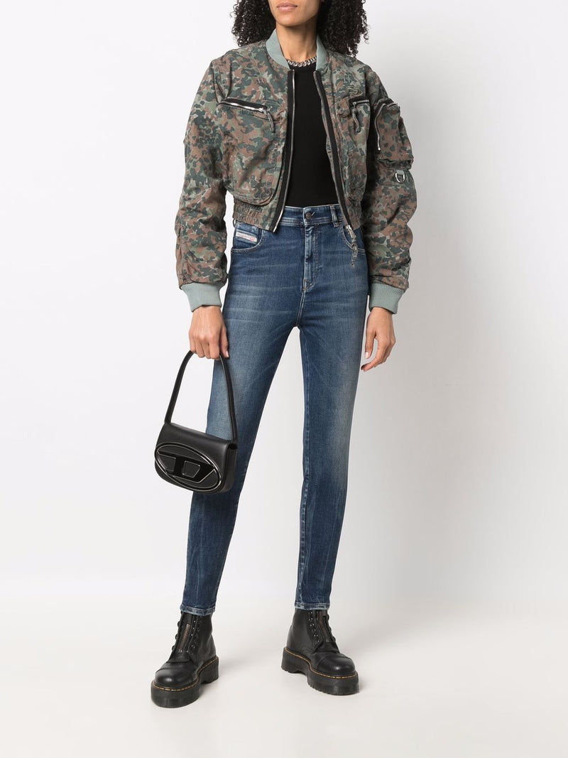 Diesel 1DR leather shoulder bag