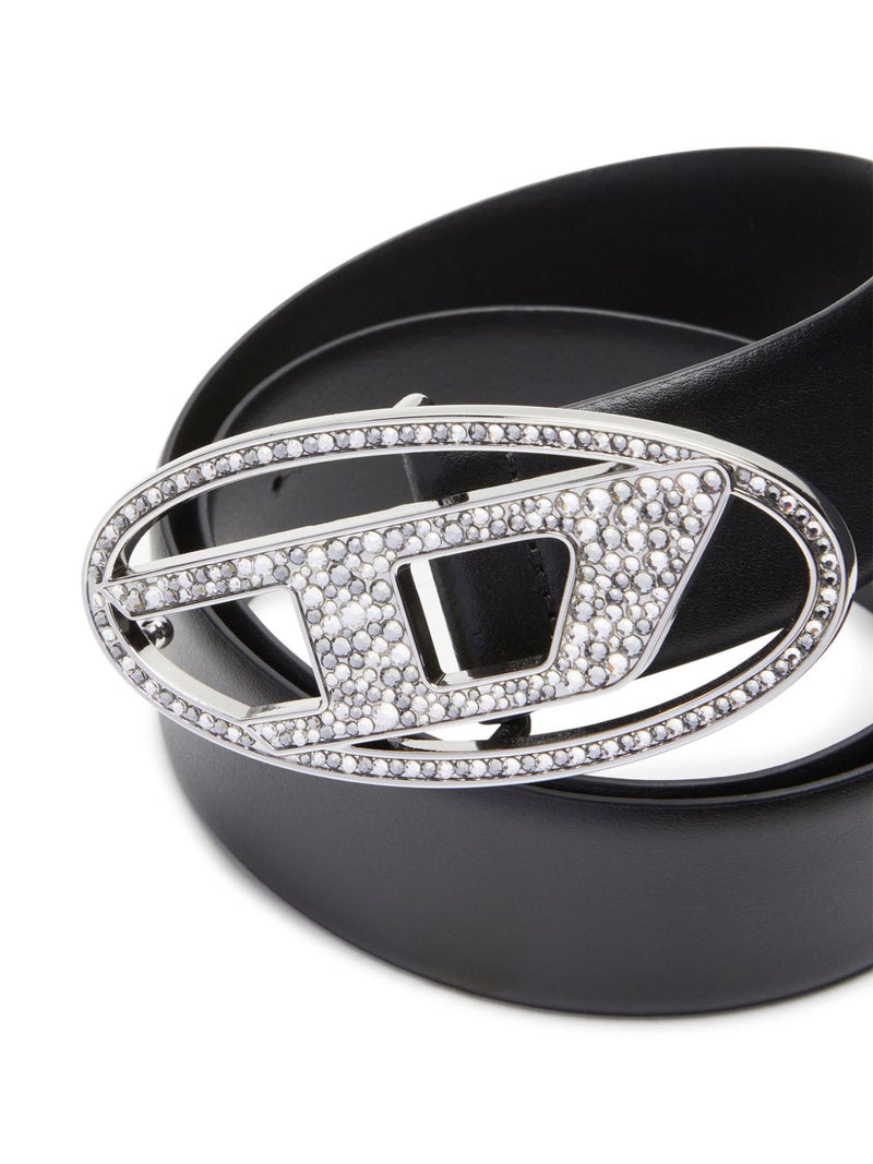 Diesel 1DR Strass leather belt