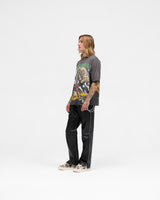 Represent X Iron Maiden Number Of Beast T-Shirt - Sunfade Grey