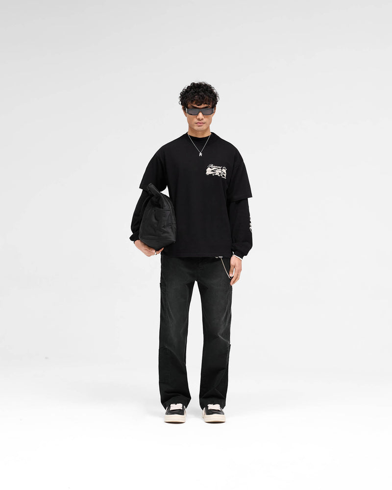 Raceway T-Shirt - Jet Black