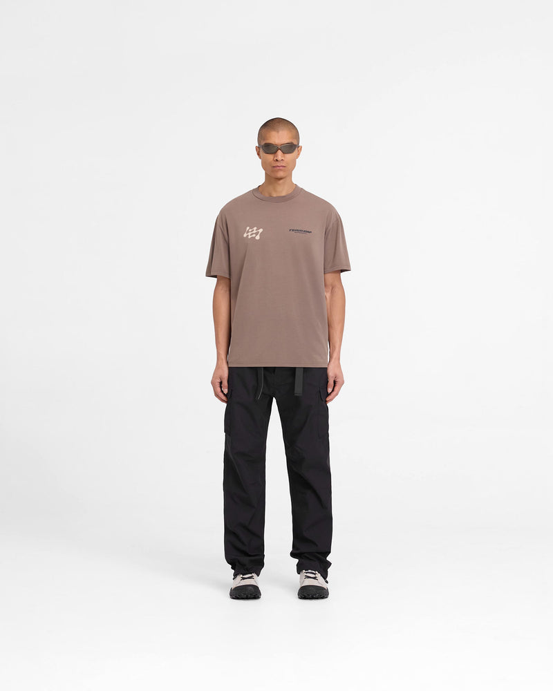 247 Future Terrains Oversized T-Shirt - Umber