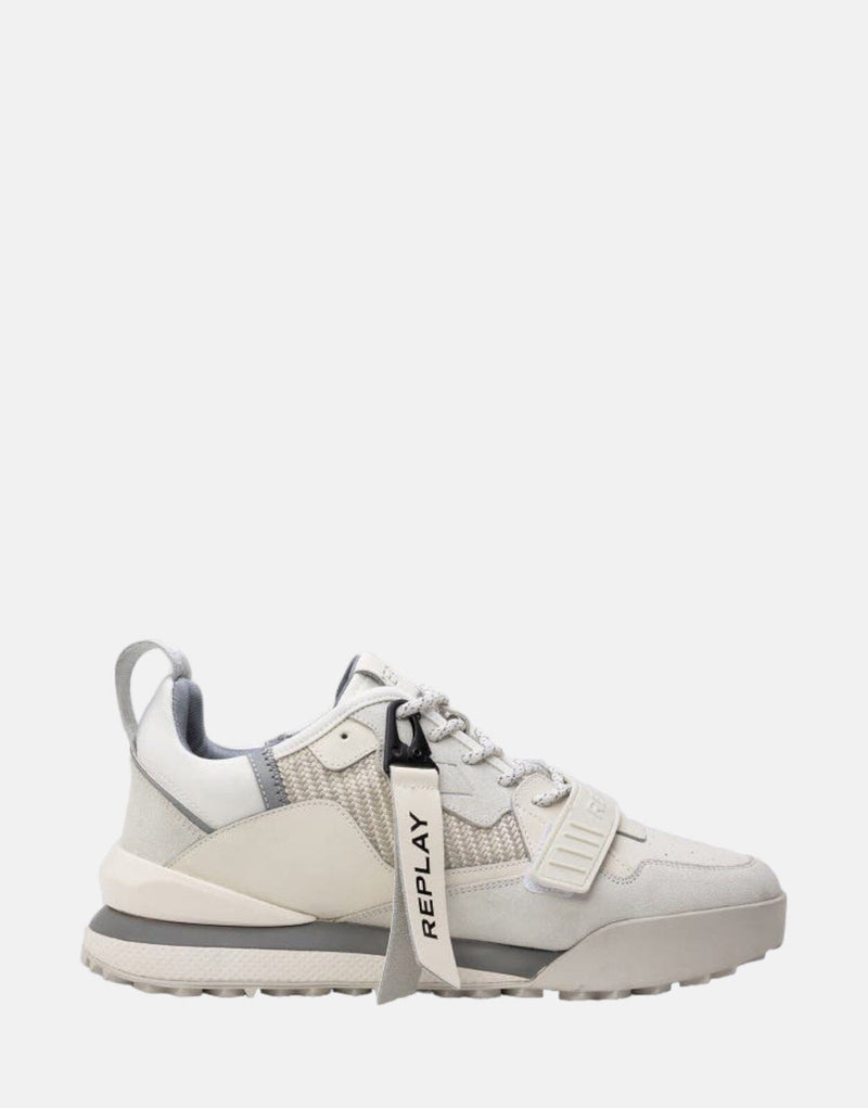 Replay Field 2 Strap 3 White Sneakers