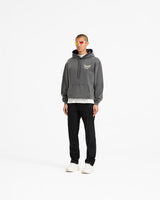 Team 247 X END Oversized Hoodie - Washed Grey