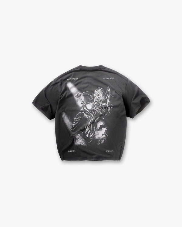 Represent X Iron Maiden Infinite Dreams T-Shirt - Aged Black