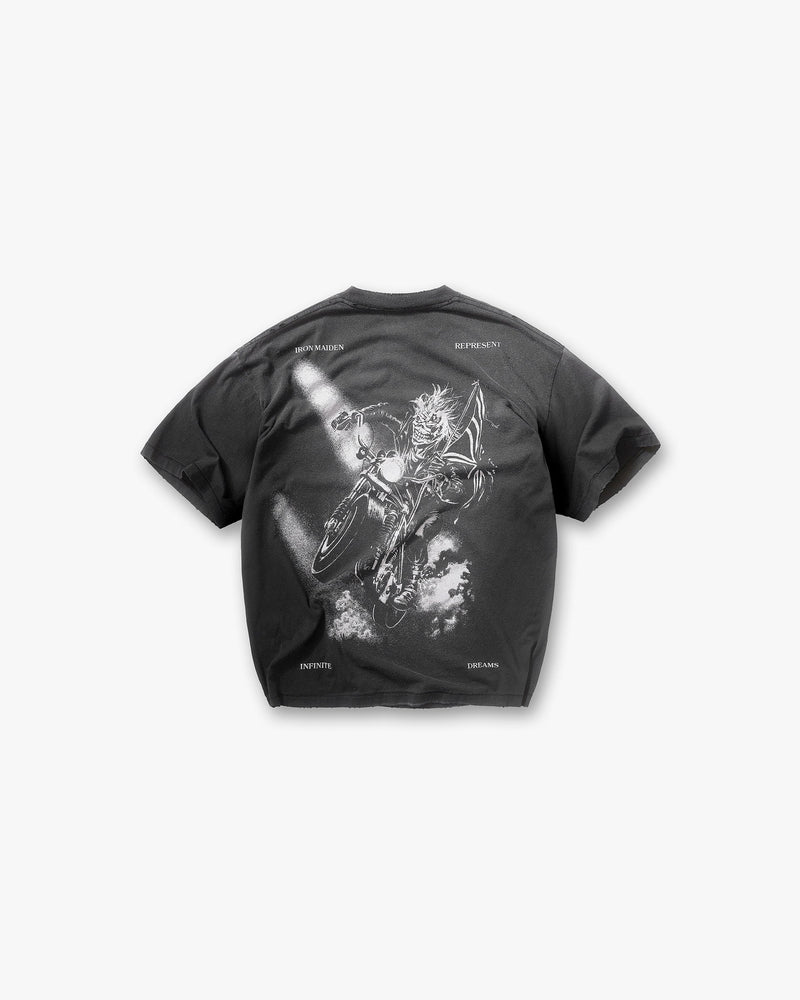 Represent X Iron Maiden Infinite Dreams T-Shirt - Aged Black