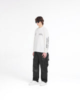 Represent X Metallica Local Crew Long Sleeve T-Shirt - Flat White