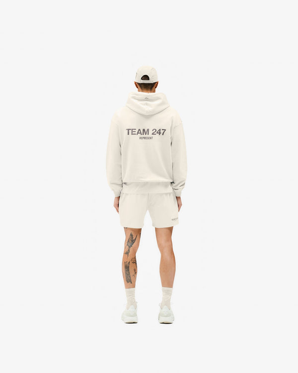 Team 247 Oversized Hoodie - Cream