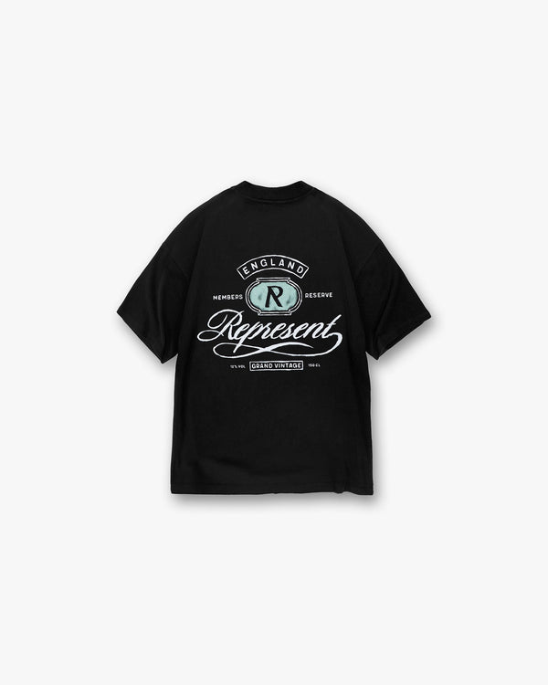Grand Vintage Hand Drawn T-Shirt - Jet Black