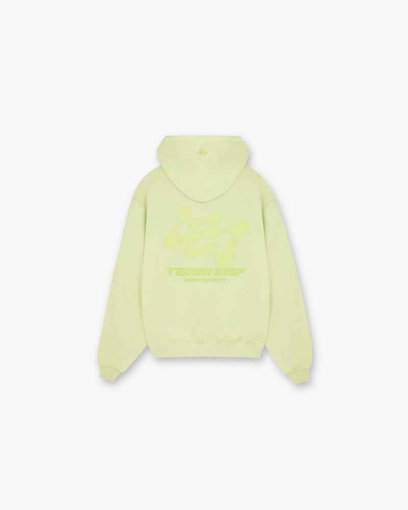 247 Future Terrains Oversized Hoodie - Shadow Lime