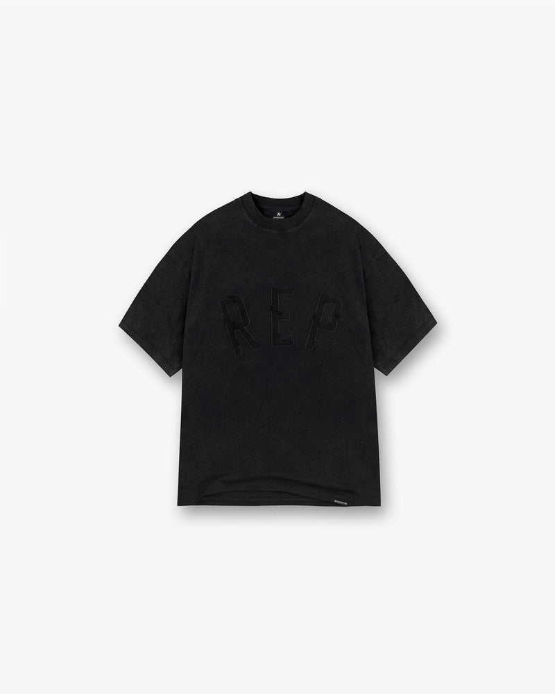 Rep Applique T-Shirt - Off Black