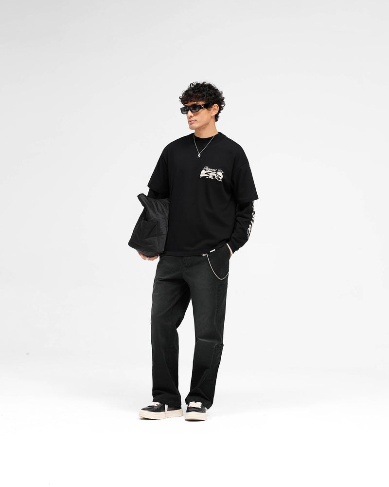 Raceway T-Shirt - Jet Black