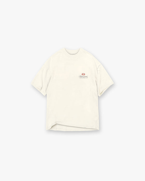 Grand Vintage Hand Drawn T-Shirt - Aged White