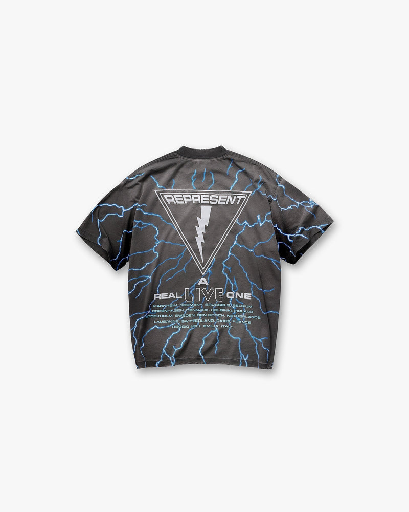 Represent X Iron Maiden A Real Live One T-Shirt - Stained Brown