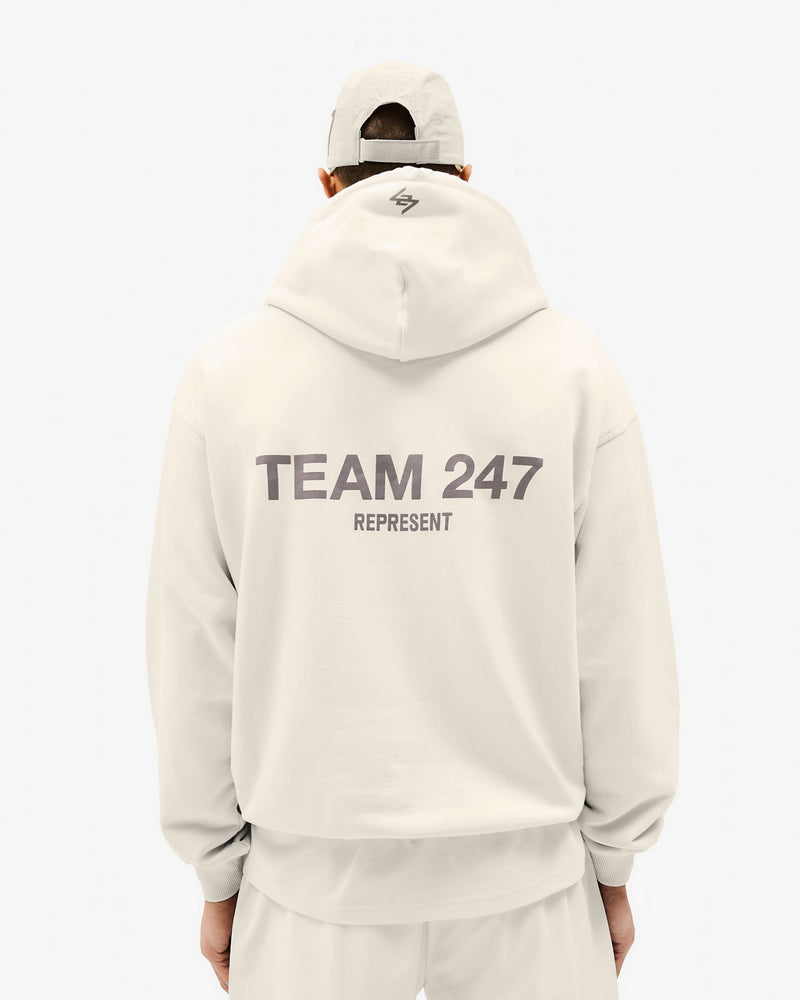 Team 247 Oversized Hoodie - Cream