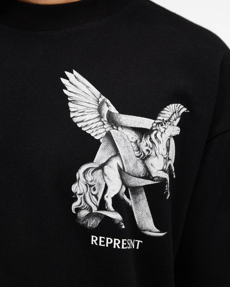 Elegance In Motion T-Shirt - Jet Black