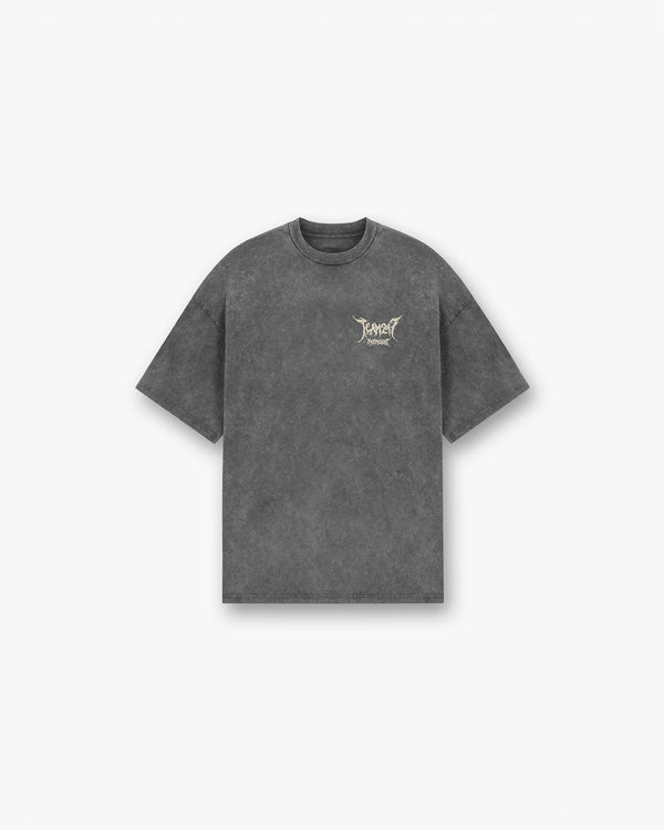 Team 247 X END Oversized T-Shirt - Washed Grey