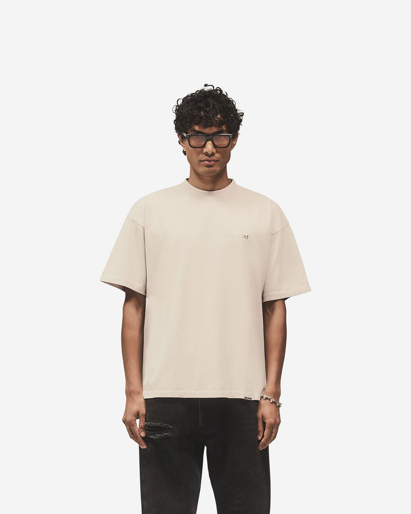 Metal Block Logo T-Shirt - Concrete